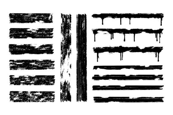 Download Black Spray Paint Horizontal Lines - Premium Resources