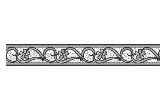 Download Floral Lace Decorative Horizontal Patter - Premium Resources