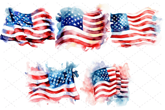 Download 5 USA Flag,4th of July Printable Bundle - Printable bundle Collection