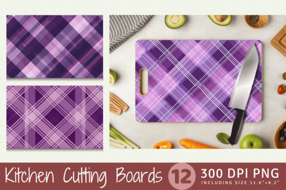 Download Purple Plaid Printable Crafted Cutting B - Craft Collection