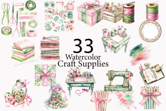 Download Craft Supplies Sublimation Clipart - Craft Collection