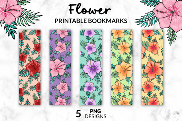 Download Tropical Bookmarks Printable Bundle Png - Printable bundle Collection